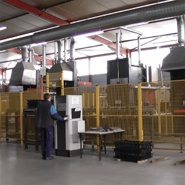 Ligne carbonitruration cementation treme a l'huile